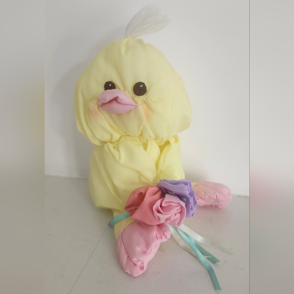 Vintage 1988 Fisher-Price Duck Puffalump Retro Plush